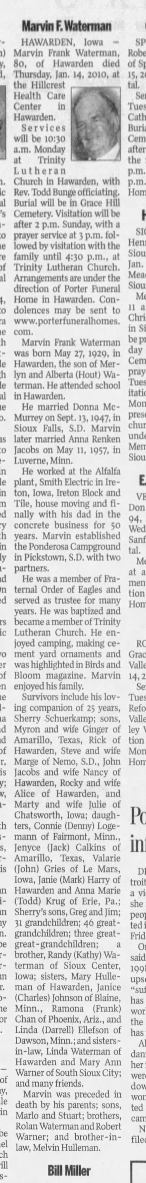Clipping from Sioux City Journal